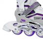 RD Stingray R7 Adjustable Inline Skates - White / Lilac