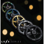 Drone Luxe Series 110mm Scooter Wheel - Black / Neochrome