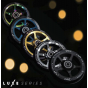 Drone Luxe Series 120mm Scooter Wheel - Black / Gold