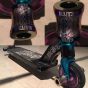 Elite Concave Black Scooter Pegs inc Axles