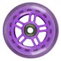 JD Bug Original Street 100mm Scooter Wheels - Purple (2 pack)