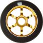 Logic 6 Spoke 110mm Scooter Wheel - Black / Gold