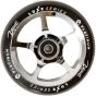 Drone Luxe Series 120mm Scooter Wheel - Black / Polished