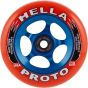 Proto X Hella Red Blue Gripper Stunt Scooter Wheels - 110mm