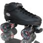 Riedell R3 Black Derby Roller Quad Skates