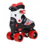 Rookie Adjustable Ace Black / Red Quad Roller Skates