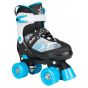 Rookie Adjustable Ace Black / Blue Quad Skates