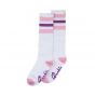 Rookie Roller Socks – White/Pink