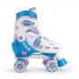 SFR Storm III Adjustable Quad Roller Skates - White / Pink