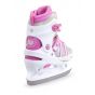 SFR Nova White / Pink Adjustable Ice Skates
