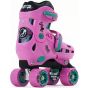 SFR Storm IV Adjustable Quad Roller Skates - Pink / Green