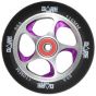 Dare Swift 110mm Scooter Wheel - Black / Silver / Purple