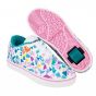Heelys Launch Shoes - White / Teal / Multi Geo UK12J Only - CLEARANCE