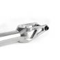 Drone Majesty V3 SCS HIC Scooter Fork - Polished Raw Silver
