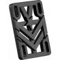 Mini Logo Skateboard Riser Pads (2 pack) - Black 1/4"