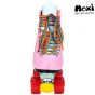 Moxi Rainbow Quad Roller Skates - Bubblegum Pink