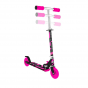 Ozbozz Nebulus Kids Adjustable Foldable Scooter - Black / Pink