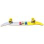 Ocean Pacific Sunset 7.75" Complete Skateboard - Yellow