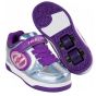 Heelys Plus X2 Lighted Shoes - Silver / Purple / Pink UK11J Only - CLEARANCE