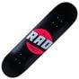 RAD Solid Logo Skateboard Deck - Black / Red