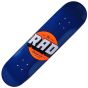 RAD Solid Logo Skateboard Deck - Navy