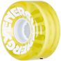 Radar Energy 62mm Quad Skate Wheels - Clear Yellow