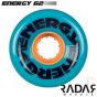 Radar Energy 62mm Quad Skate Wheels - Bright Teal