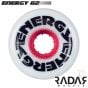 Radar Energy 62mm Quad Skate Wheels - Pure White