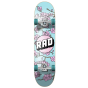 Rad Cherry Blossom Dude Crew Pink / Blue Complete Skateboard - 7.5"