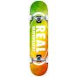 Real Island Ovals 7.75" Complete Skateboard - Red / Yellow / Green
