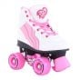 Rio Roller Pure Quad Roller Skates - White / Pink UK4 Only
