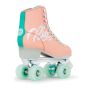 Rio Roller Script Quad Roller Skates - Peach / Green - Rear