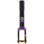 Oath Shadow SCS/HIC Scooter Fork - Black / Purple / Yellow