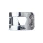 Core SL Double Bolt Scooter Clamp - Chrome Silver