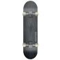 Rampage Stain Black 8" Complete Skateboard