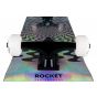 Rocket Warp Foil Silver Complete Skateboard - 31.5" x 8"