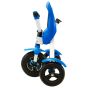 Zycom Folding Ztrike Pedal Trike - Black / Blue - Folded