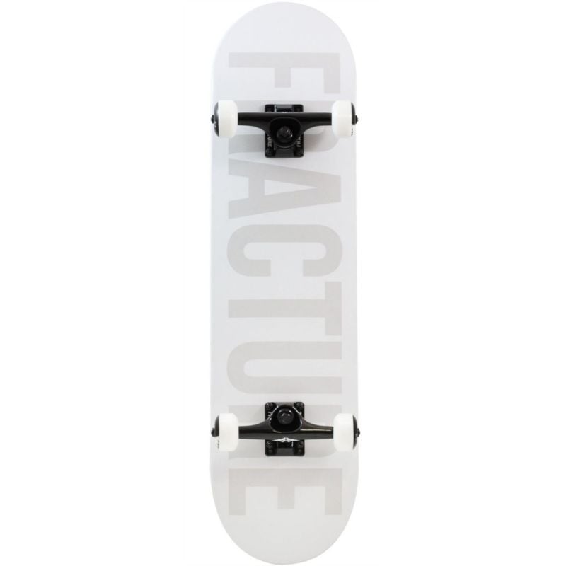 Fracture Fade Series 8"  Complete Skateboard - White