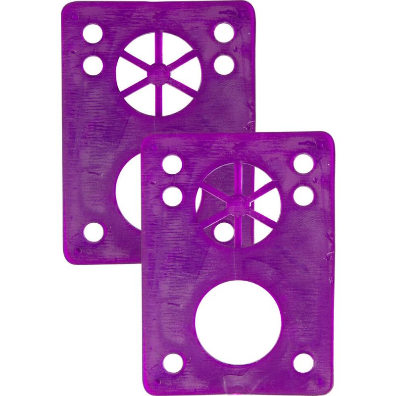 Essentials 1/8" Longboard / Skateboard Risers (2 pack) - Purple