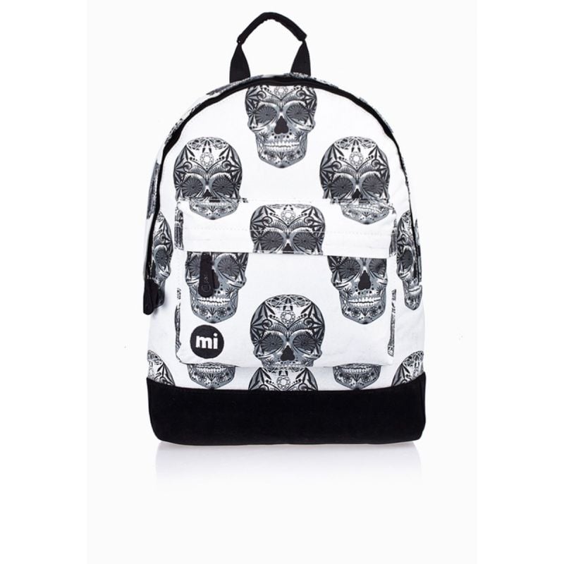 Mi-Pac Skulls White Backpack