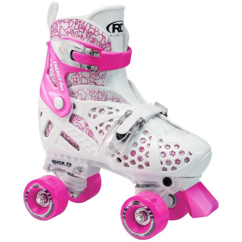 Roller Derby Trac Star Adjustable Quad Skates - Girls UK2-5