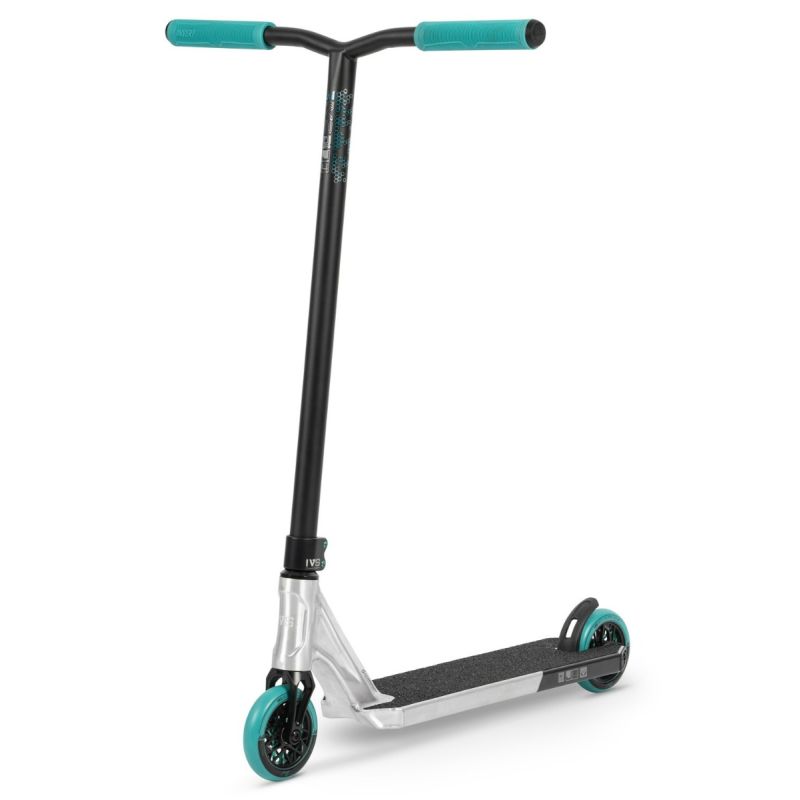 Invert Supreme Journey 4 Jamie Hull Complete Stunt Scooter - Raw / Teal