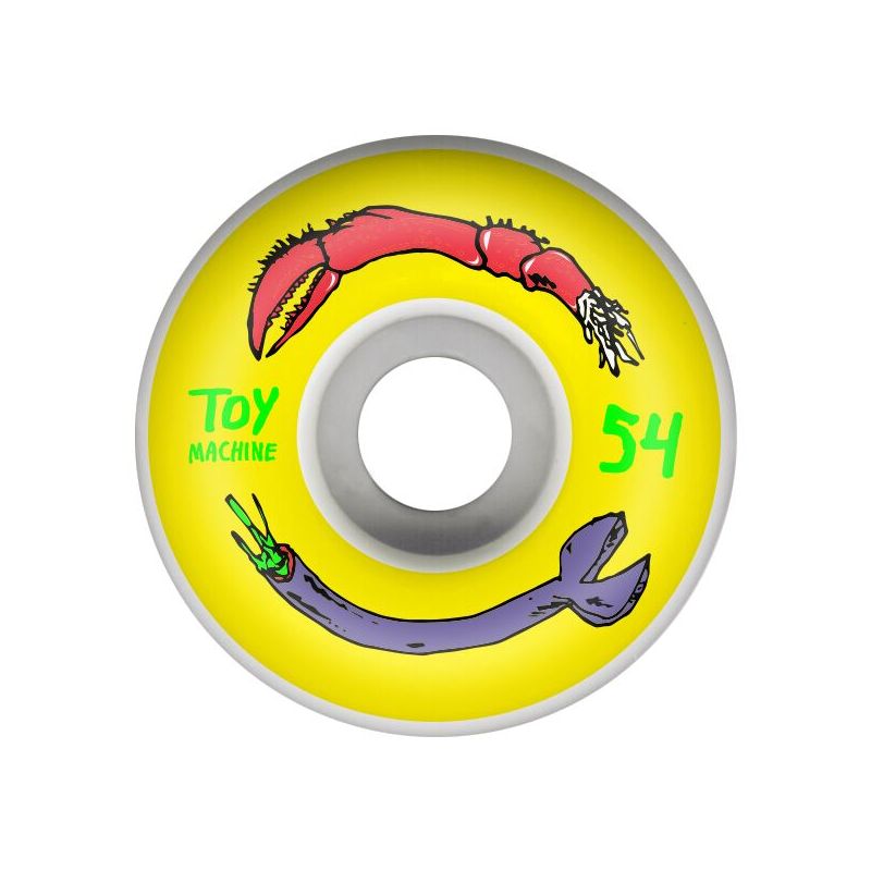 Toy Machine Fos Arms 54mm Skateboard Wheels - Yellow