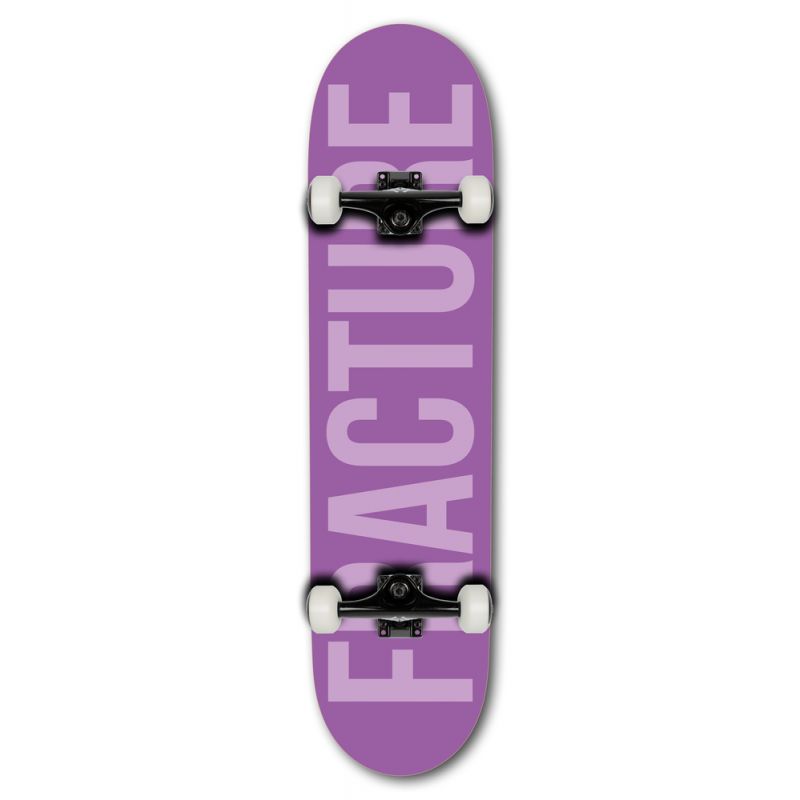 Fracture Fade Purple Complete Skateboard 7.75" x 31"