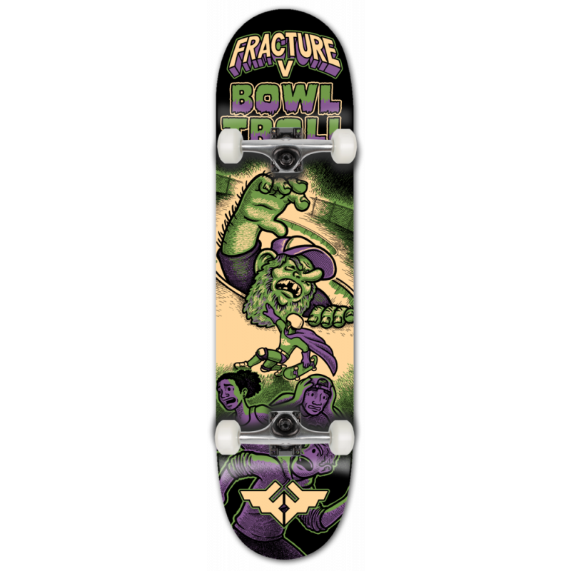 Fracture X Jon Horner 8.25" Complete Skateboard - Bowl Troll