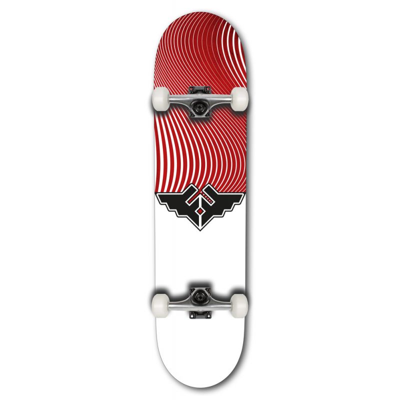 Fracture Wings V4 Series Complete Skateboard - Red 7.75"