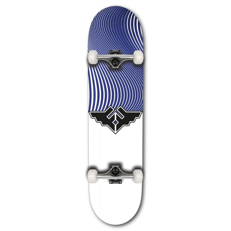 Fracture Wings V4 Series Complete Skateboard - Blue 8"