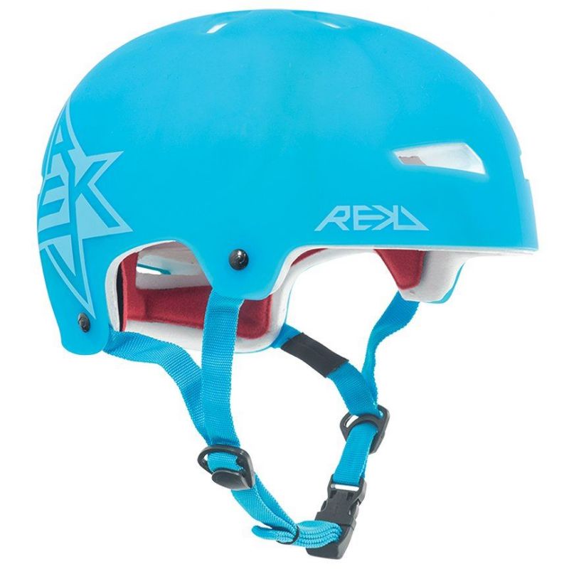 REKD Elite Icon Semi-Transparent Skate Helmet - Blue