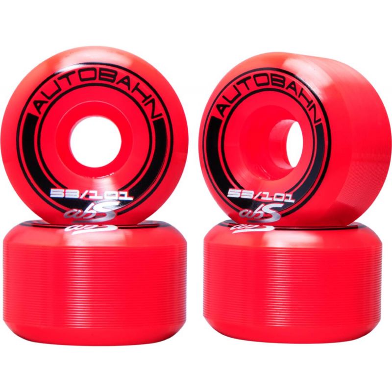 Autobahn GT1 Wide Body Skateboard Wheels - Red