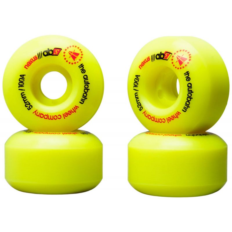 Autobahn Nexus 100A Skateboard Wheels - Yellow